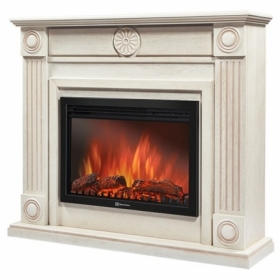 Электрокамин Electrolux Frame 30 шпон белёный дуб с очагом EFP/P-3020LS